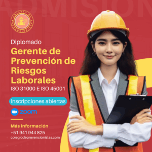 Gerente de Prevención de Riesgos Laborales ISO 31000 e ISO 45001