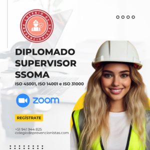 Supervisor SSOMA ISO 45001, ISO 14001 e ISO 31000