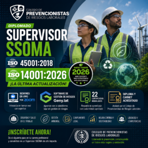 Supervisor SSOMA ISO 45001, ISO 14001 e ISO 31000